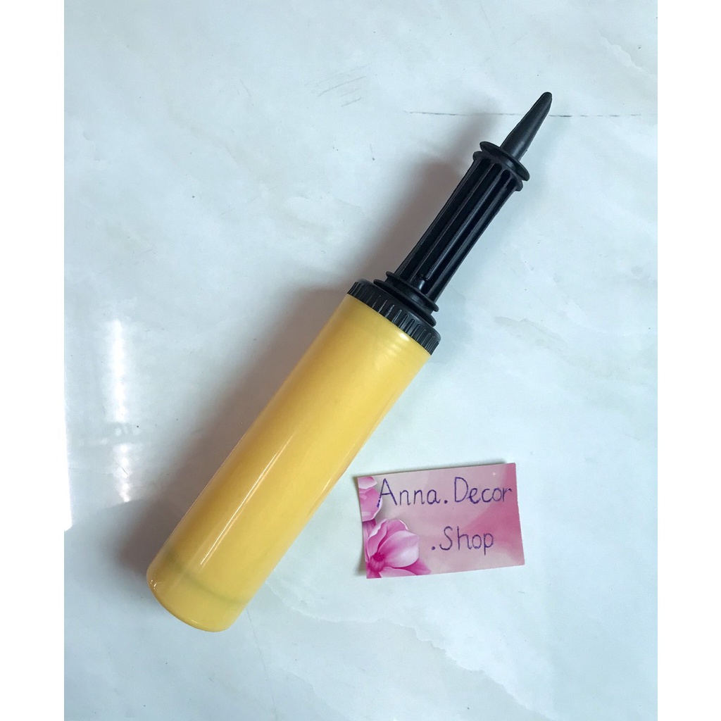 Bơm bóng cầm tay, bơm bóng bay,  bóng chữ, bóng cao su tiện dụng