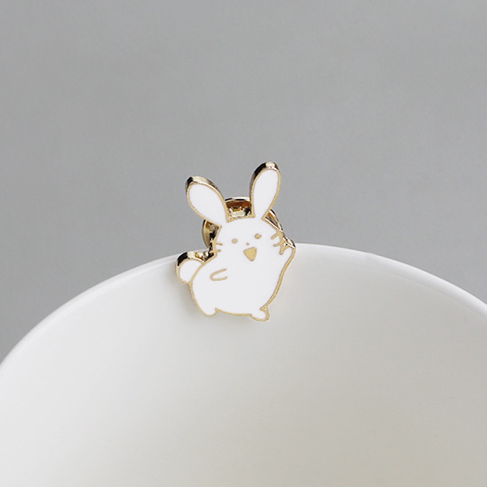 YOML✔Cute Women Cartoon Rabbit Brooch Pin Enamel Denim Backpack Badge Jewelry Gift