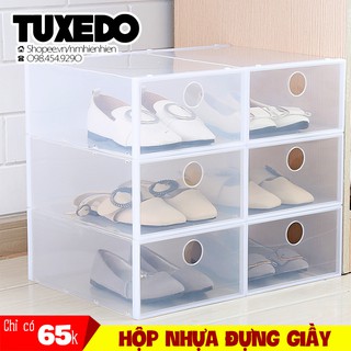 Hộp nhựa đựng giày dép trong suốt cứng cáp - Shoe Box