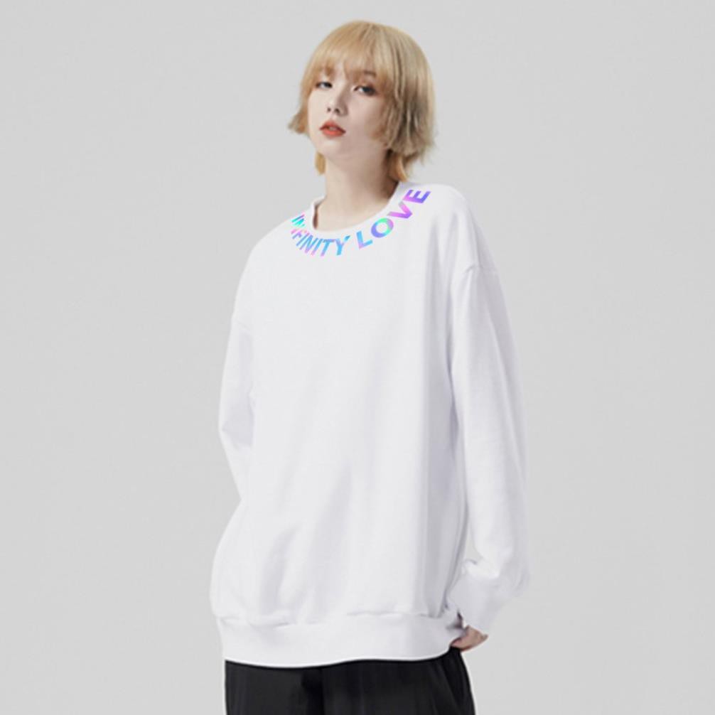 Áo Sweater Infinyty Phản Quang, Aó Nỉ Dài Tay Nam Nữ Cá Tính - AS80 | BigBuy360 - bigbuy360.vn
