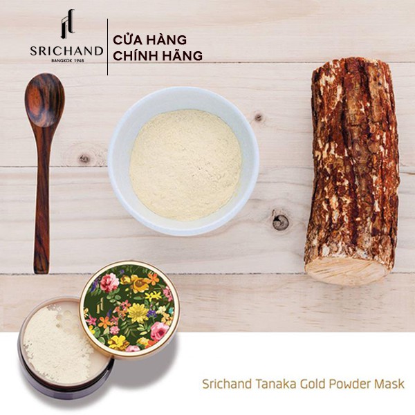 [Quà Tặng] Mặt nạ bột vàng Tanaka Srichand 14g