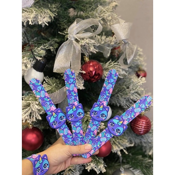 Vòng tay Slapbad Smiggle Elsa, Thỏ Hồng , Pony Tím