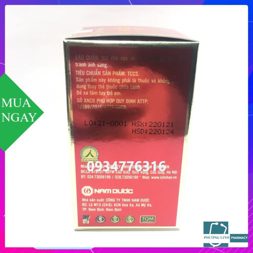 Sâm nhung bổ thận Nam Dược lọ 30 viên