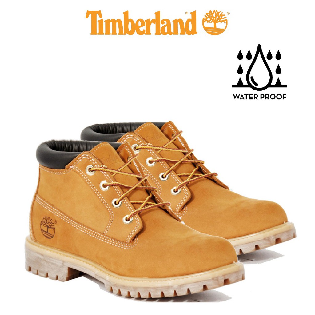 Giày Cổ Cao Nam Timberland Waterproof Chukka Màu Bò TB02306124