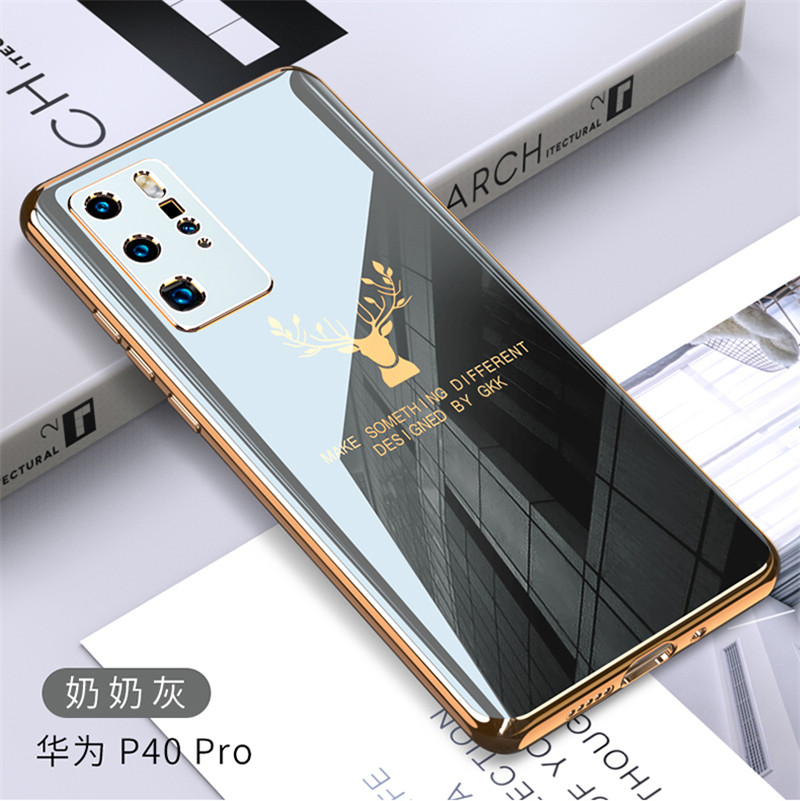 Ốp Lưng Silicon Họa Tiết Hình Chú Nai Thời Trang Cho Huawei Mate20X Mate40Pro Mate30 Mate20Pro Mate9 Mate10Pro Huawei P40Pro P30 P30Pro P20 P20Pro