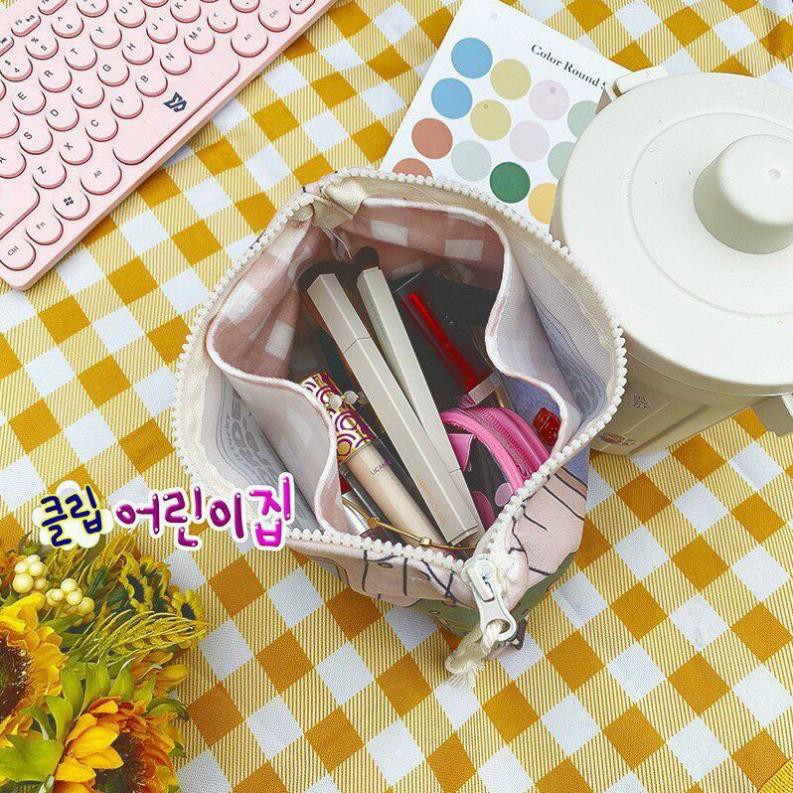 (Xả Kho) Túi vài đừng đồ cá nhân, túi vải đựng đồ đa năng hình cute 17x23cm ( mẫu mới)