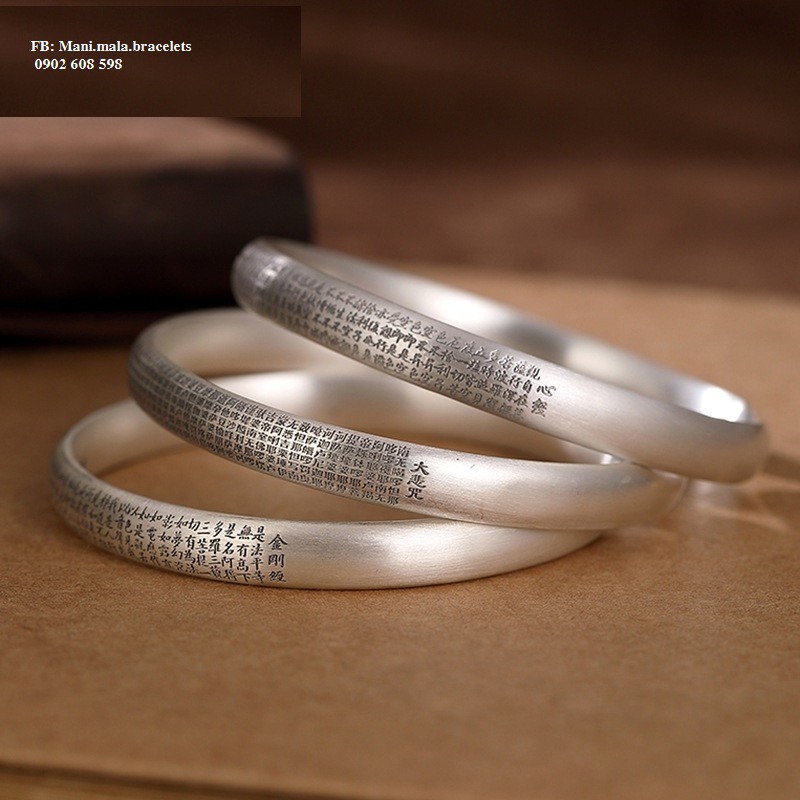 Vòng Tay Khắc Chú Đại Bi Tâm Kinh Kim Cang