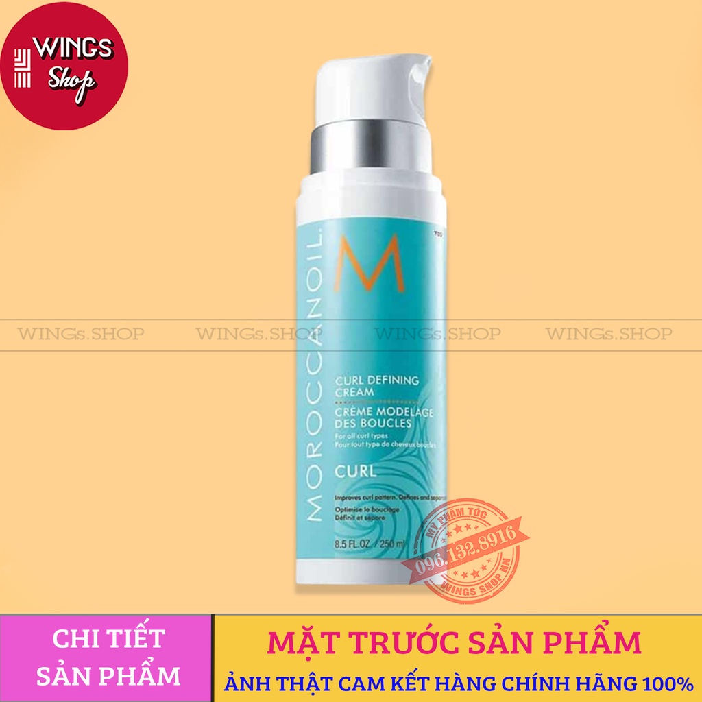 Kem định hình sóng xoăn Moroccanoil Curl Defining Cream 250ml  Cho mọi loại tóc xoăn | Wings Shop