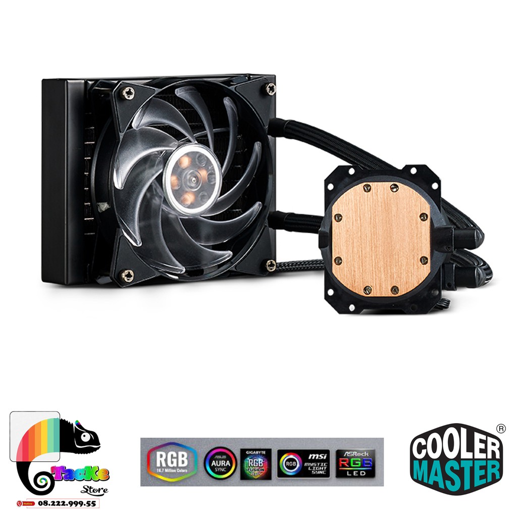 [Mã 159ELSALE hoàn 7% đơn 300K] Tản nhiệt nước CPU Cooler Master ML 120L RGB MasterLiQuid (MLW-D12M-A20PC-R1)