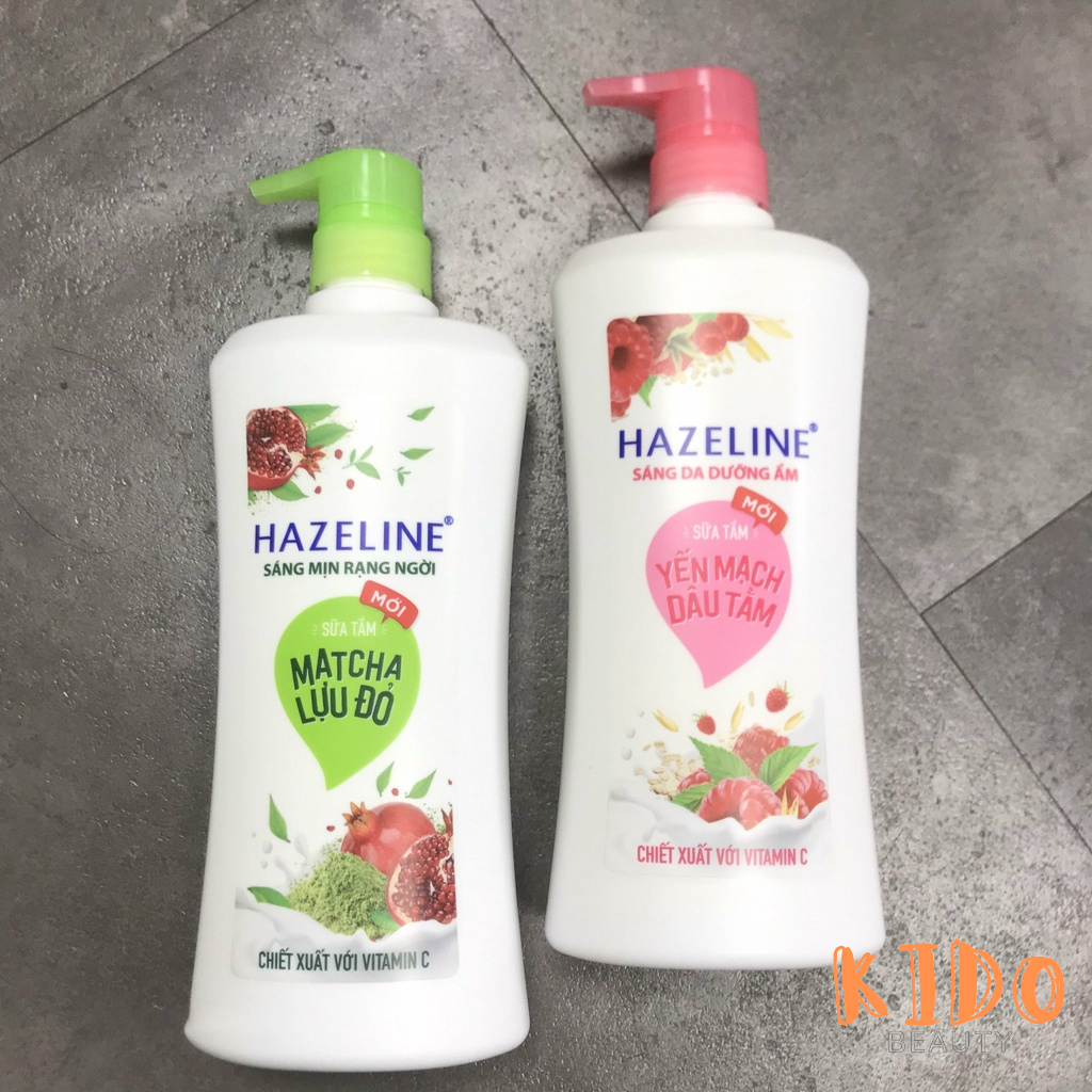 Sữa Tắm Dưỡng Sáng Da Hazeline Matcha & Lựu Đỏ | Yến Mạch & Dâu Tằm 670g