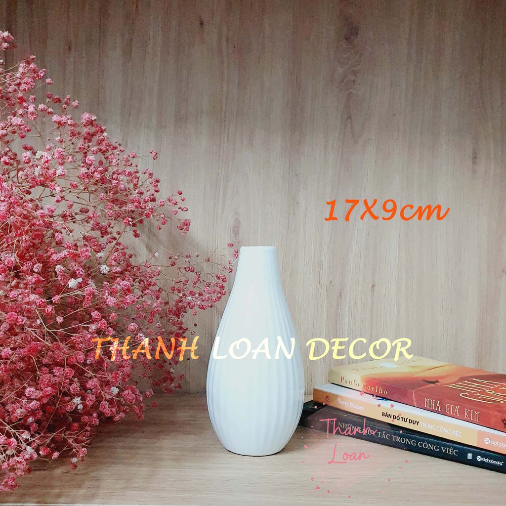 [MINI XINH] Lọ hoa mini men mát- Gốm sứ Minh Long Bát Tràng cao cấp - Decor trang trí nhà cửa, ban thờ