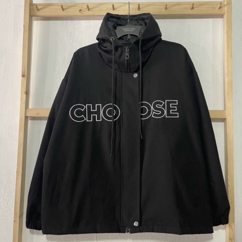 XPstore Áo khoác kaki jacket ullizang CHOOSE Nam Nữ