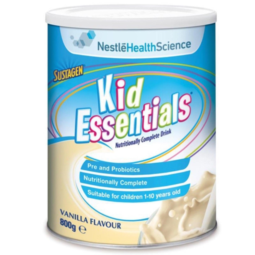 Sữa Nestle Sustagen Kid Essentials 800g mẫu mới