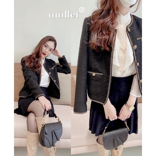 ÁO DẠ TWEED CAO CẤP HẠT GẠO