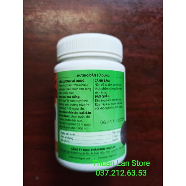Phân Bón NPK 6-30-30 Tám Ngọc Giúp Cánh Hoa Dài, To Rực Rỡ hũ 100g