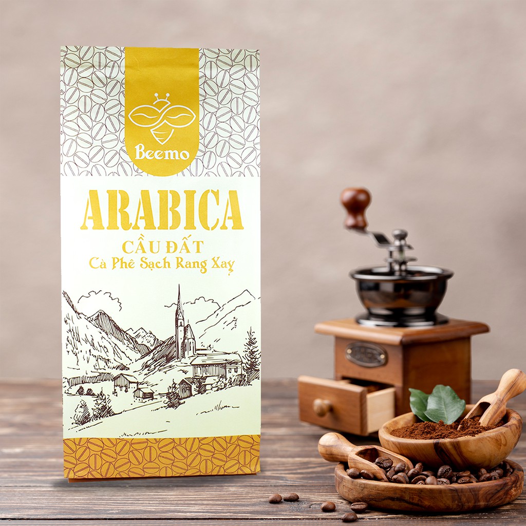 Cà phê nguyên chất Arabica Cầu Đất Beemo