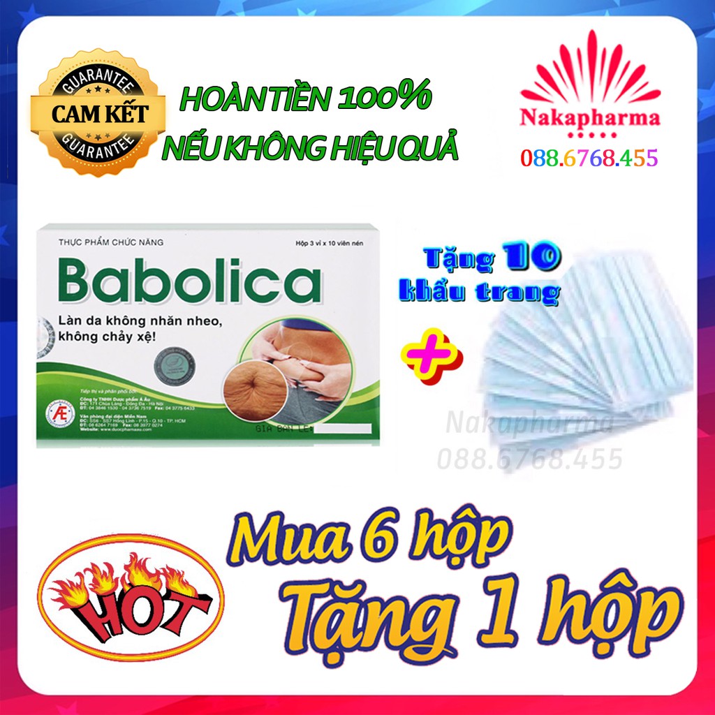 BABOLICA – Chống rạn và chảy xệ nhăn nheo da, giúp làm căng vết nhăn, dành cho phụ nữ mang thai và sau sinh
