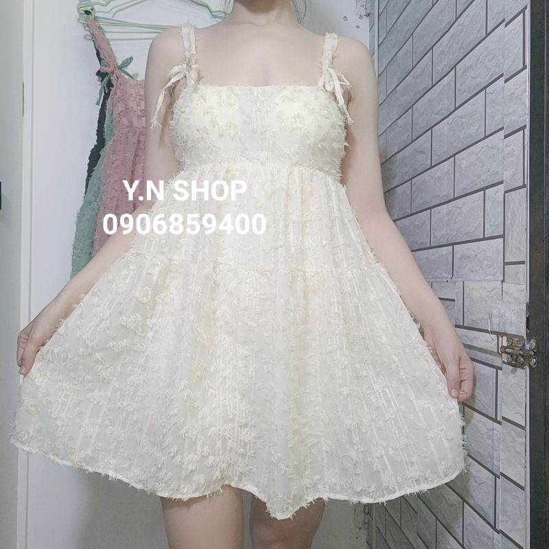 Váy xoè tiểu thư có mút chất QC siêu đẹp