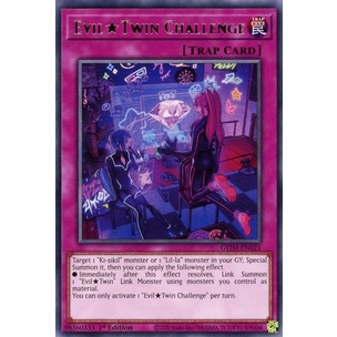 Thẻ bài Yugioh - TCG - Evil★Twin Challenge / GEIM-EN021'