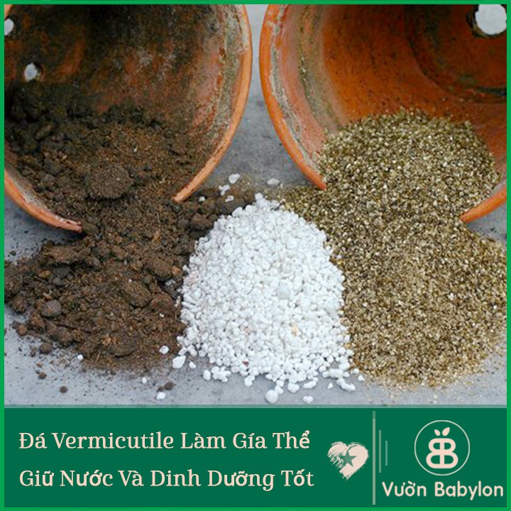 Đá Vermiculite (Đá Vơ Mi) NAMIX 5DM3 - Giá thể trồng cây, Giá thể trồng sen đá