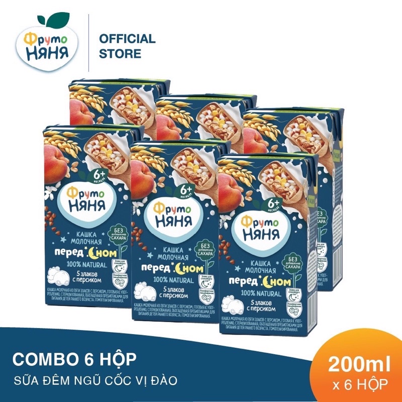 Sữa furto đêm nga cho bé từ 6m hộp 200ml date T8-9/2022