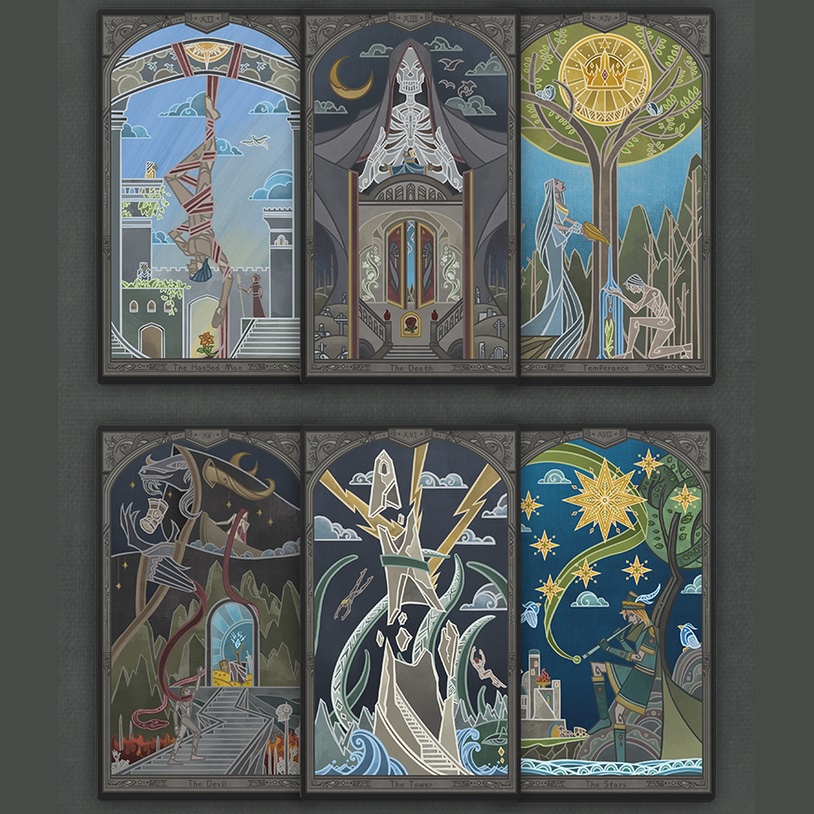 Bài Broken Mirror Tarot 5th Edition Emerald