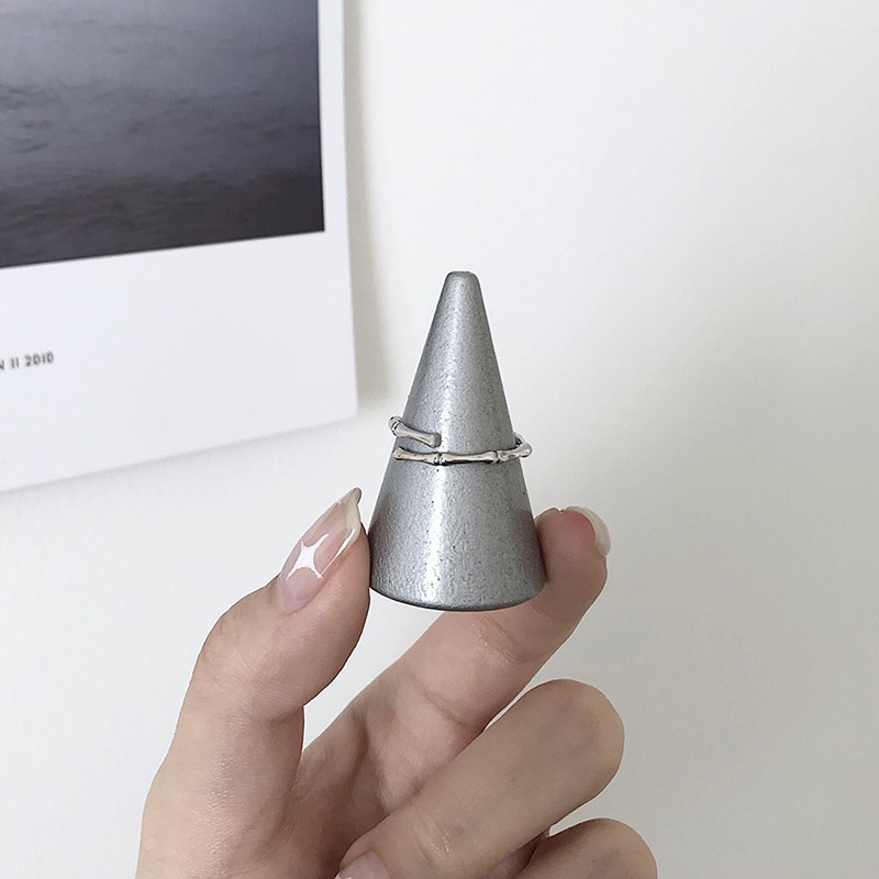 Nhẫn thiết kế kiểu dáng đơn giản phong cách Hàn Quốc B74