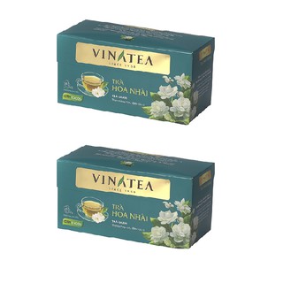 Combo 02 Hộp Trà Vinatea - Trà Hoa Nhài Túi Lọc 50 g