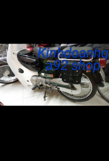Túi Da Size Trung treo bên hông xe máy Bộ 2 cái