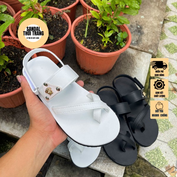 Giày sandal xỏ ngón đi học nữ nam [ẢNH THẬT 100%] xăng đan học sinh giá rẻ