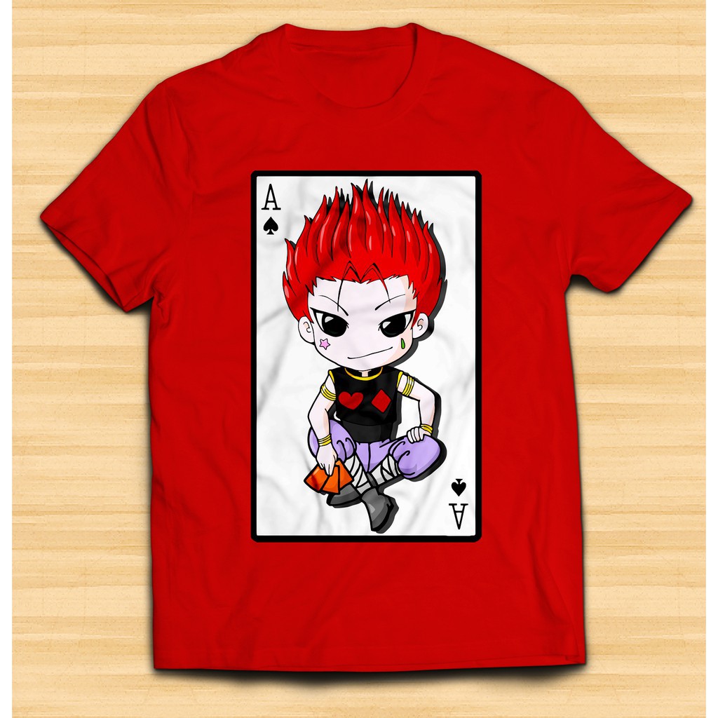 Mẫu áo thun HUNTER X HUNTER HYSOKA CHIBI ACE CARD độc đẹp giá rẻ