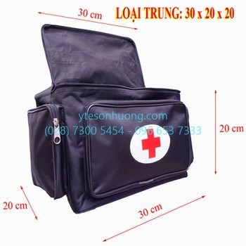 [Chuẩn bộ Y tế] Túi cứu thương -Túi y tế - Túi sơ cấp màu đen