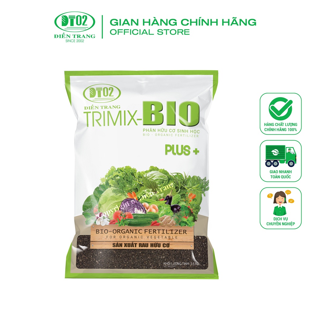 Điền Trang Trimix Bio Rau 2.5kg