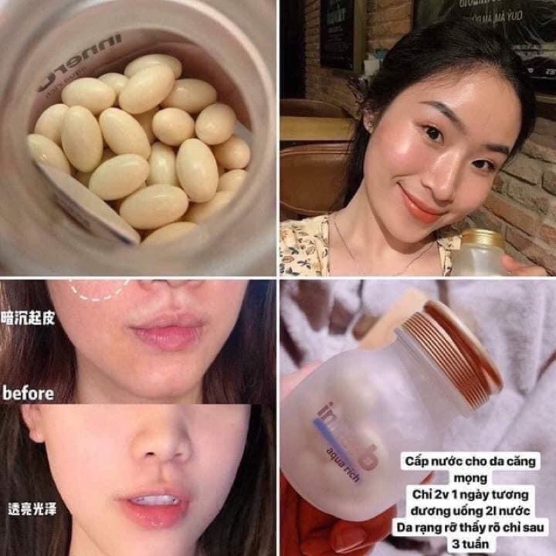 [PHIÊN BẢN NÂNG CẤP] Thực phẩm bảo vệ sức khỏe INNERB AQUA RICH DOUBLEUP 70 viên | BigBuy360 - bigbuy360.vn