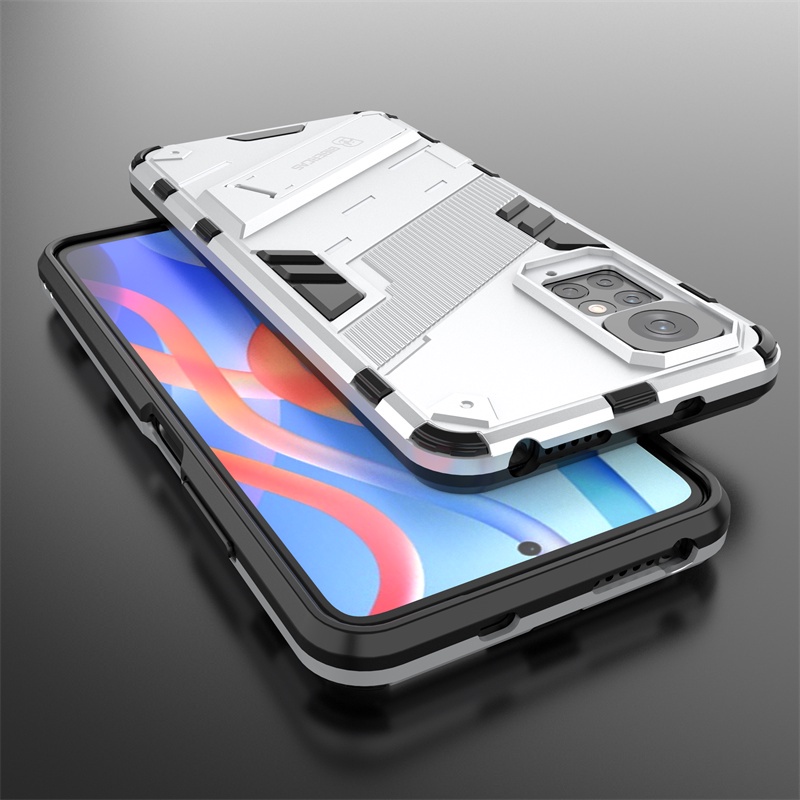 Ốp Điện Thoại Chống Sốc Kèm Giá Đỡ Cho Xiaomi Redmi Note 11S 11 Pro 10 Pro 10S 10 5G POCO F3 M3 K40 Pro