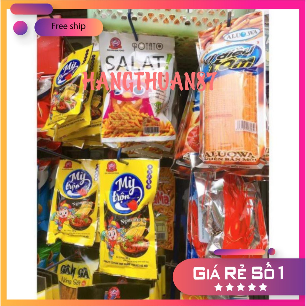 2 Gói Snack Bim Bim Mỳ Trộn Siêu Ngon - đồ ăn vặt cổng trường