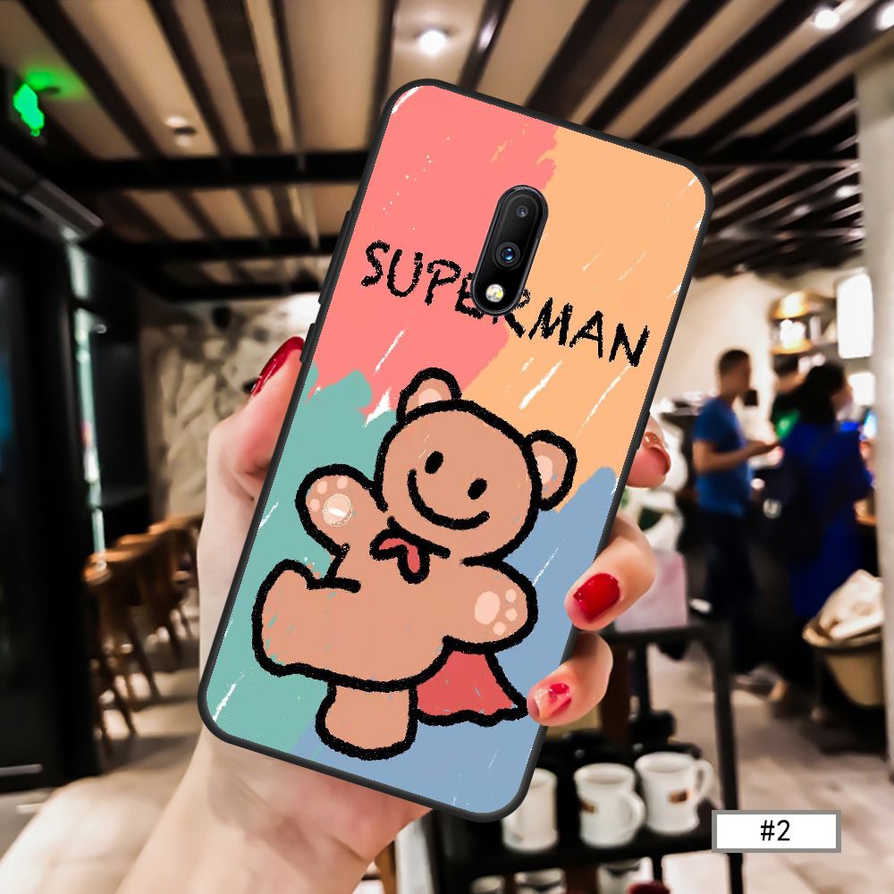 Ốp Lưng Mềm In Hình Gấu Màu Cầu Vồng Cho Oneplus 1 + 6 1 + 6t 1 + 7 1 + 7 Pro 1 + 7t Pro 1 + 8 1 + 8 Pro 1 + 8t