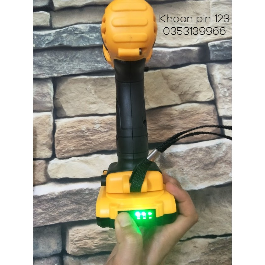 Máy khoan pin Dewalt 26v có búa kèm bộ phụ kiện 24 món tiện lợi