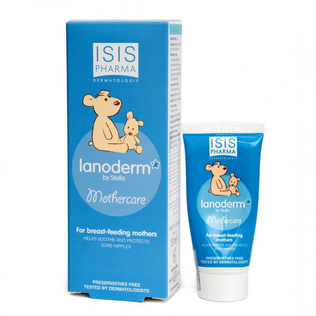 Lanoderm MotherCare 15ml - Kem giảm khô môi, chàm môi, nứt đầu ti