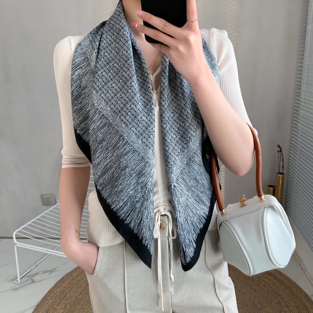 Khăn choàng cổ mềm mại thời trang cho nữ 90cm