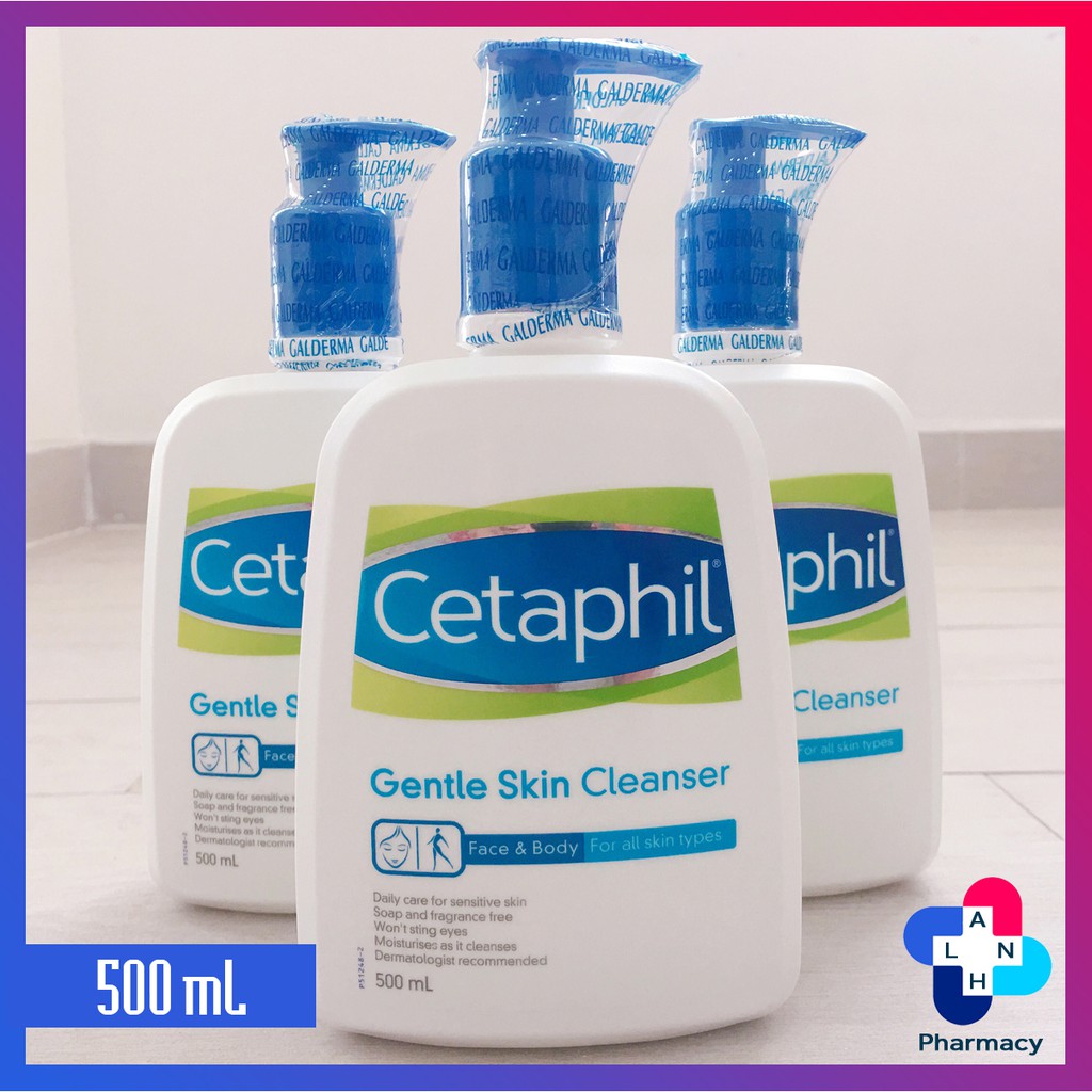 SỮA RỬA MẶT CETAPHIL (500ml) Gentle Skin Clearser - Dành cho mọi loại da.