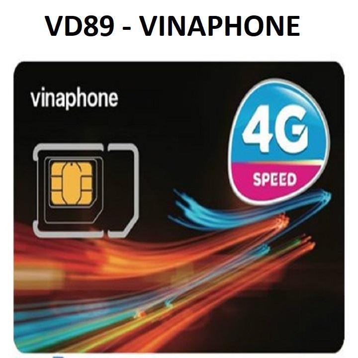 SIM VINA VD89 có ngay 62gb tốc độ cao mỗi tháng và hàng ngàn phút gọi nội mạng - VD89 Vinaphone 3g 4g