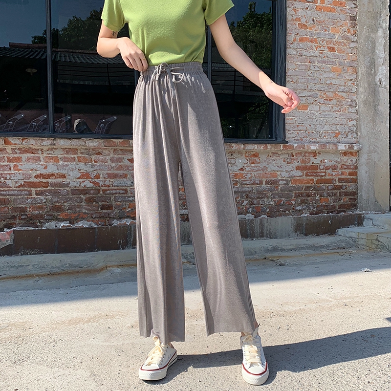 Quần Dài Ống Rộng Lưng Cao Thời Trang Mùa Hè Cho Nữ | BigBuy360 - bigbuy360.vn
