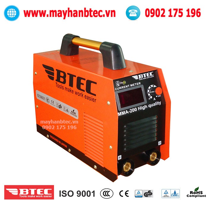 Máy hàn Inverter BTEC MMA-200 Xác lớn