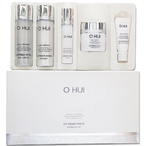 Set mini ohui dưỡng trắng Ohui white extreme 5 sản phẩm