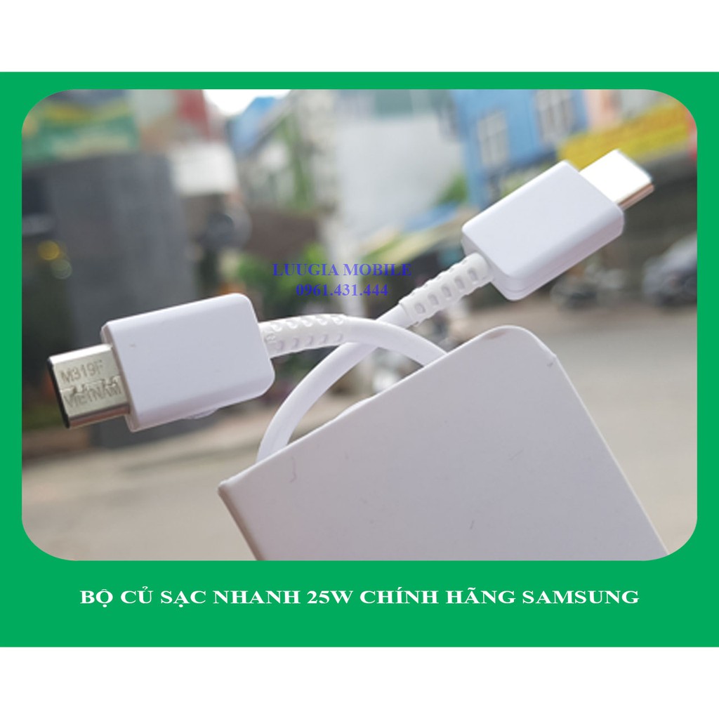 Bộ sạc Samsung Note 10 25W chính hãng | Galaxy Note 10 Lite | Galaxy Note 10 5G