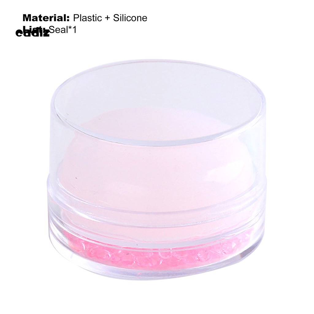 [Hàng mới về] Dụng Cụ In Hình Móng Tay Mini Trong Suốt Kèm Dụng Cụ Cạo DIY