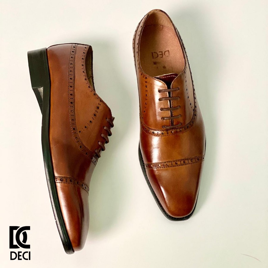 Giày tây nam đánh màu patina công sở cao cấp BROGUE_3