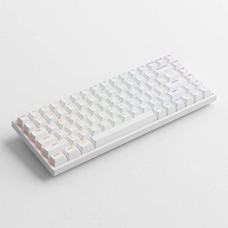 Bàn phím cơ AKKO 3084 v2 RGB – White