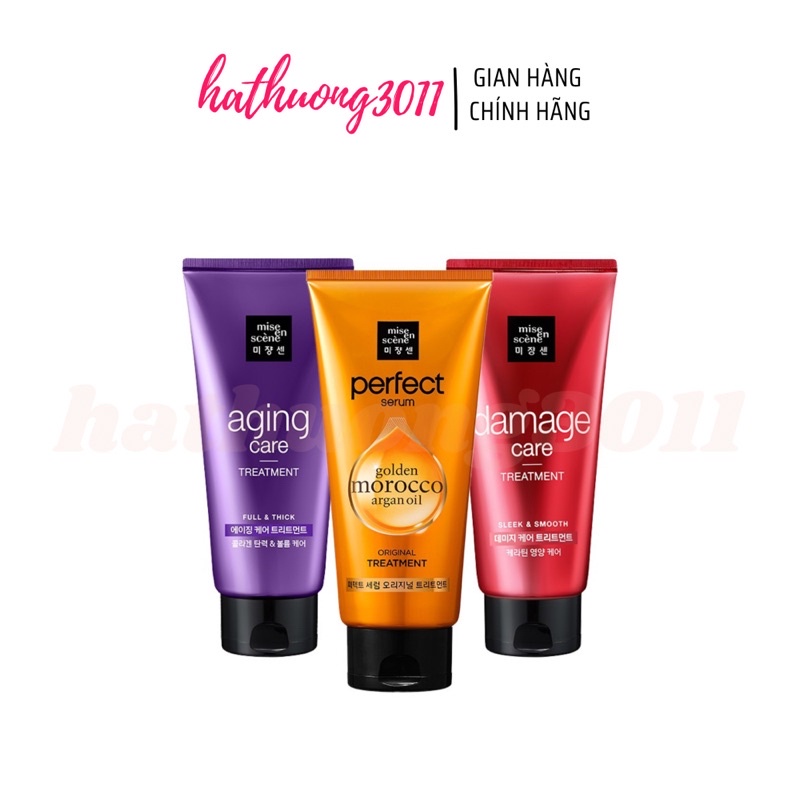 [SẴN] Kem Ủ Lạnh Tóc Phục Hồi Hư Tổn Mise En Scene Serum Treament